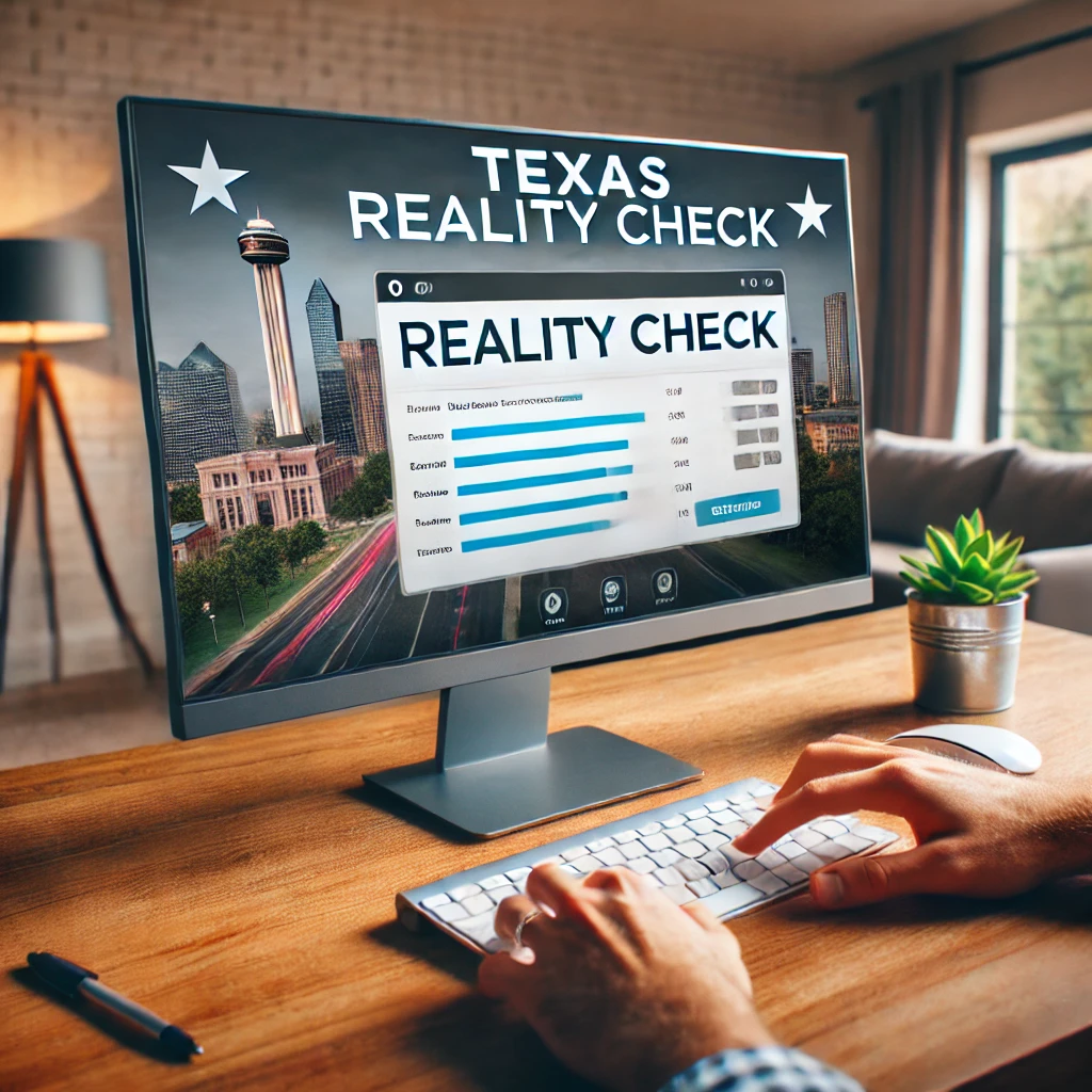 Texas Reality Check: realitycalculator.online