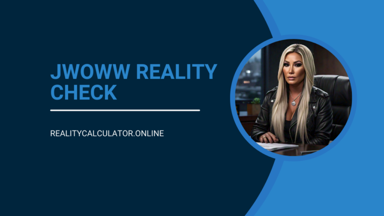 Jwoww Reality Check