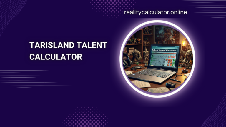 Tarisland Talent Calculator